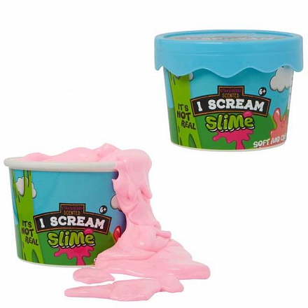 Слайм - жвачка для рук - I-Scream Slime - Мороженое, цвет розовый 