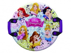 Круглая ледянка с плотными ручками Disney - Принцессы, 54 см (1Toy, Т58175)