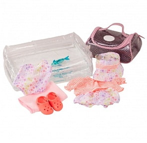 Набор для пляжа, 11 предметов, 42-46 см (Gotz, 3402884)