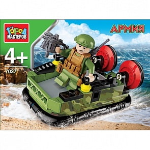 Конструктор Город Мастеров, Армия - Катер на воздушной подушке (Город Мастеров, KK-7027-Rsim)