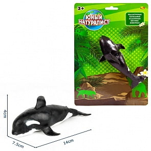 Юный натуралист. Животные - Кит, термопластичная резина (ABtoys,  PT-01191) 