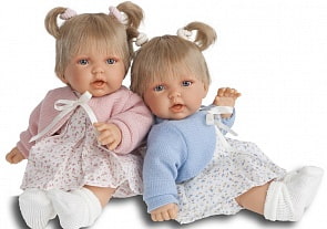 Интерактивная кукла Элис в розовом, озвученная, 27 см. (Antonio Juan Munecas, 1227P)