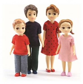 Набор кукол - Семья Томаса и Марион (Djeco, 07810k)