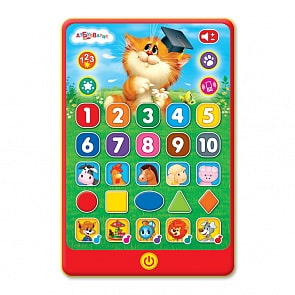 Игровой планшетик – Веселые знания, звук (Азбукварик, 28151-3) Игровой планшетик – Веселые знания, звук (Азбукварик, 28151-3)