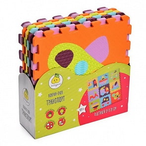 Коврик-пазл – Транспорт, 9 деталей (ЯиГрушка, 59865)