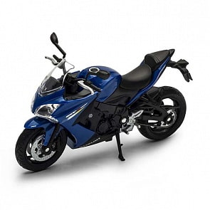 Игрушка модель мотоцикла 1:18 Suzuki GSX S1000F (Welly, 12844P)