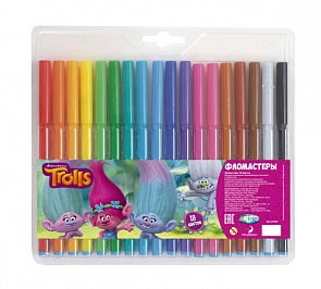 Фломастеры Тролли 18 цветов (CENTRUM, 87587)
