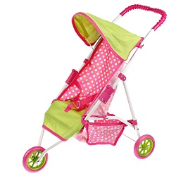 Коляска-книжка на 3х колесах (Карапуз, 63CG-20-C1) - миниатюра