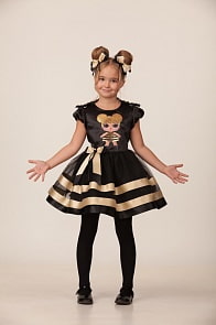 Карнавальный костюм для девочек – Золотая пчелка, размер 122-64 (Батик, 1952-122-64)