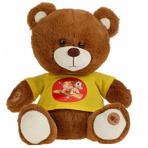 Мягкая функциональная игрушка Мишка 25 см А. Барто (Мульти-пульти, M80268-25)