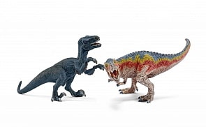 Набор мини фигурок - Т-рекс и Велоцераптор (Schleich, 42216k)