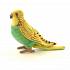 Мягкая игрушка – Волнистый попугайчик, зеленый, 15 см  - миниатюра №1