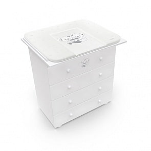 Матрасик для пеленания мягкий Nuovita Parte, 82 х 72, белый (Nuovita, NUO-CoPAR_4309)