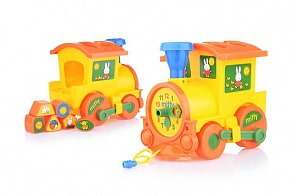 Логический паровозик №1 – Миффи с 6 кубиками (Полесье, 64240)