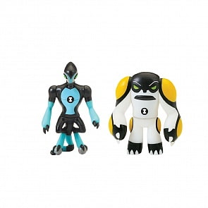 Набор из 2 разборных фигурок и ключа Ben 10 - Молния и Ядро (Playmates, 76783)