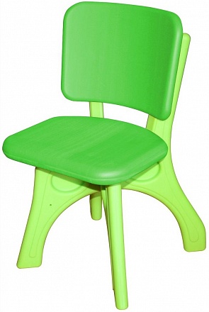 Детский пластиковый стул Дейзи, зеленый 