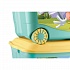 Ящик для игрушек на колесах с аппликацией - Том и Джерри, зеленый  - миниатюра №3