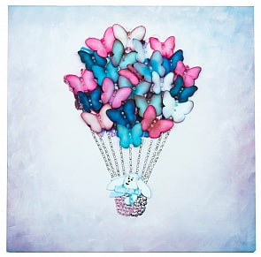 Мозаика из пайеток на холсте - Воздушный шар (Волшебная мастерская, МХ-24)