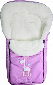 Конверт зимний меховой Selby – Жирафик, стандарт (Selby, 4610018231783)