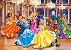 Пазлы Castorland – Принцессы на балу, 120 элементов (Castorland, B-13449)