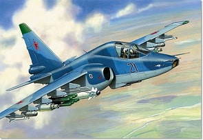 Сборная модель - Самолёт СУ-39 Подарочный набор (ZVEZDA, 7217П)