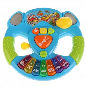 Обучающий руль – 20 любимых песен, стихи М. Дружининой, свет и звук (Умка, 1401M069-R)