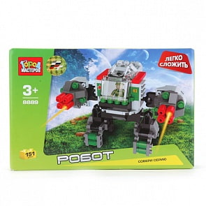Конструктор Город Мастеров “Робот”, 151 деталь (город Мастеров, BB-8889-Rsim)