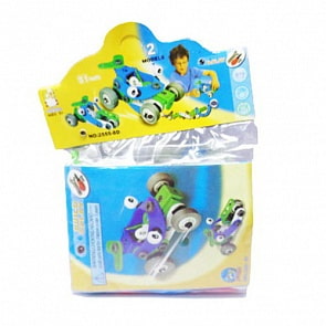 Конструктор из серии Собери машинку, 2 модели, 51 деталь (Shantou, 2555-8D)