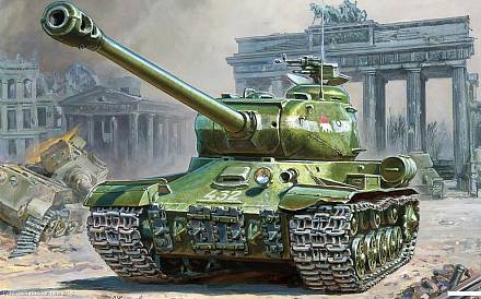 Модель сборная - Советский тяжёлый танк Ис-2 