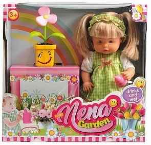 Кукла из серии Baby Nena с цветком, 36 см. (Dimian, BD386)