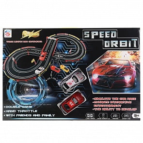 Трек с 2 машинками F3044, свет, 280 см (B1455932 (24)