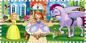 Коврик-пазл «София Прекрасная Дисней» 8 сегментов (Играем вместе, FS-SOFsim)