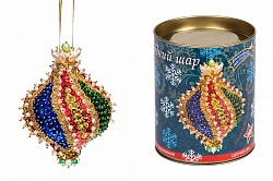 Шар новогодний из пайеток - Падишах (Волшебная мастерская, ШП-14) - миниатюра