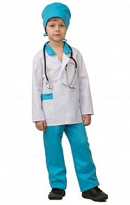 Карнавальный костюм Профессии - Врач, размер 122-64 (Батик, 5707-122-64)