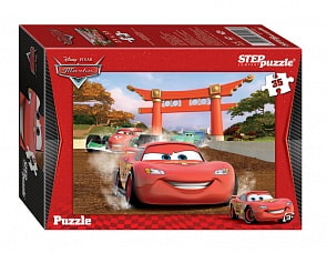Пазлы Дисней - Тачки-2, 35 деталей (Step Puzzle, 91109)