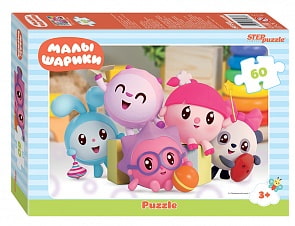 Пазл – Малышарики, 60 деталей (Step puzzle, 81173)