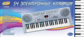 Детский синтезатор с микрофоном, 54 клавиши (Rinzo, D-00006)