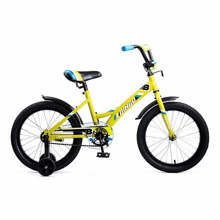Детский велосипед Navigator Bingo желтый, колеса 18", стальная рама, стальные обода, ножной тормоз 