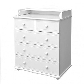 Комод с матрасом Красная Звезда С 575 П, белый (Красная Звезда, КЗ-С575 П Э_белый)