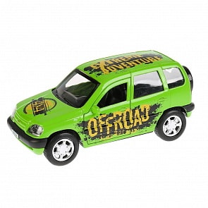 Модель металлическая инерционная Chevrolet Niva 12 см, открываются двери и багажник (Технопарк, CHEVY-NIVA-SPORT)