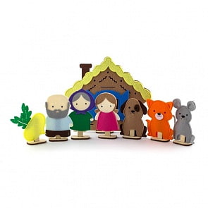 Пальчиковый театр  - Сказка Репка (Сибирский сувенир, 1102006)