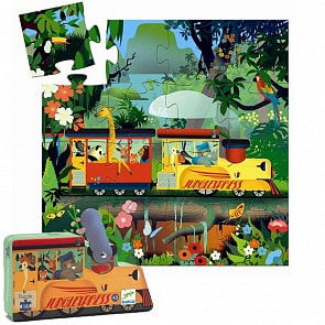 Пазл – Локомотив, 16 элементов (Djeco, 07267)