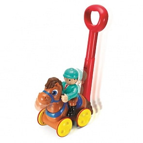 Каталка Жокей на лошадке, коричневая (Keenway, 32653)