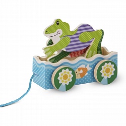 Первые навыки - Каталка-лягушки (Melissa & Doug, 3615_md) - миниатюра