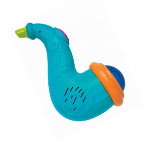 Музыкальные инструменты - Саксофончик, голубой, свет и звук (Азбукварик, 28330-2)