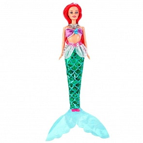 Кукла София-русалка со светящимся хвостом и аксессуарами, 29 см (Карапуз, 66238-S-BB)