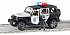 Внедорожник Bruder Jeep Wrangler Unlimited Rubicon - Полиция с фигуркой  - миниатюра №1