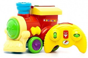 Интерактивная развивающая игрушка Паровозик на радиоуправлении  (Kiddieland, KID047837) Интерактивная развивающая игрушка Паровозик на радиоуправлении  (Kiddieland, KID047837)