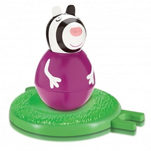 Фигурка-неваляшка Зебра Зои Weebles Peppa Pig (Росмэн, 28807ros)