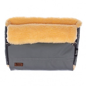 Муфта меховая для коляски Nuovita Alpino Lux Pesco Grigio/Серый (Nuovita, NUO-mALPLP_1963)